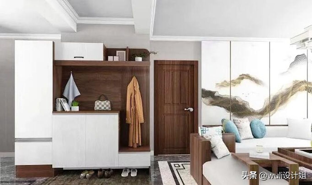 恕我直言，30个玄关设计总有一款适合你！装修效果图片_23
