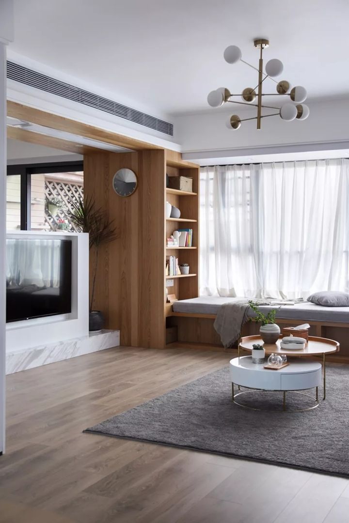 客厅有飘窗，18张软装搭配值得参考装修效果图片_2