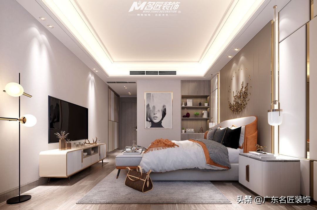 224m²轻奢靓家，朴实的棕色，带来精致典雅的生活装修效果图片_11