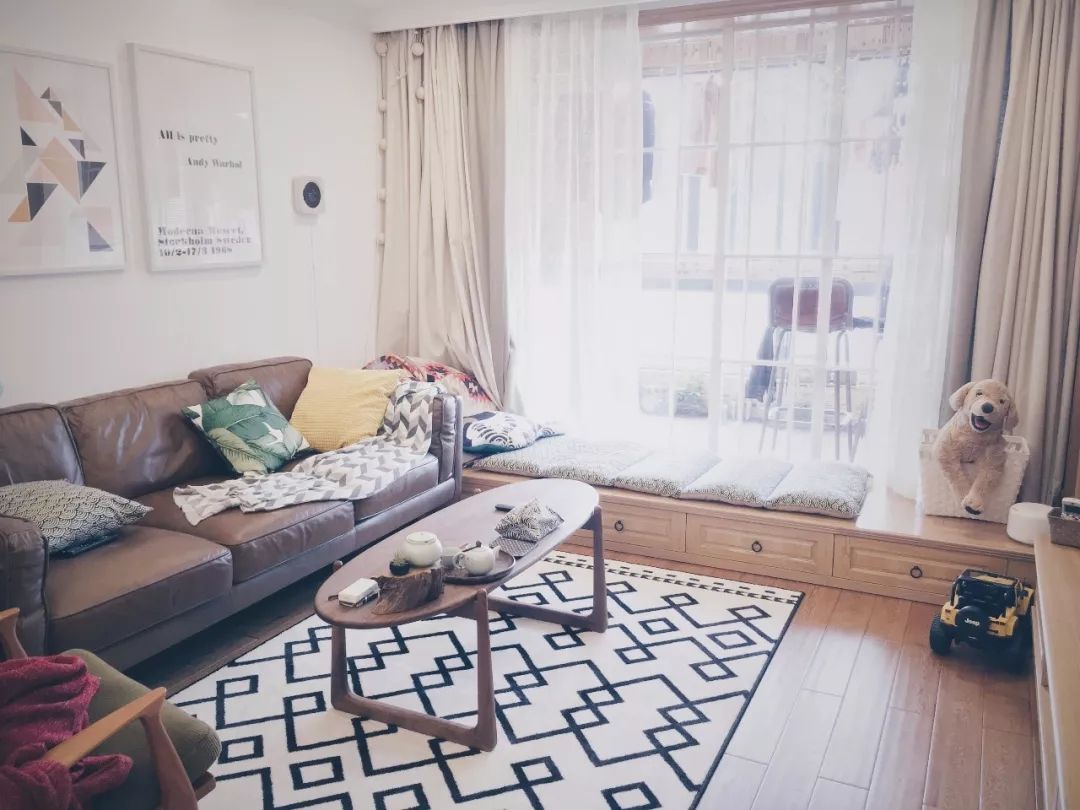 客厅有飘窗，18张软装搭配值得参考装修效果图片_12