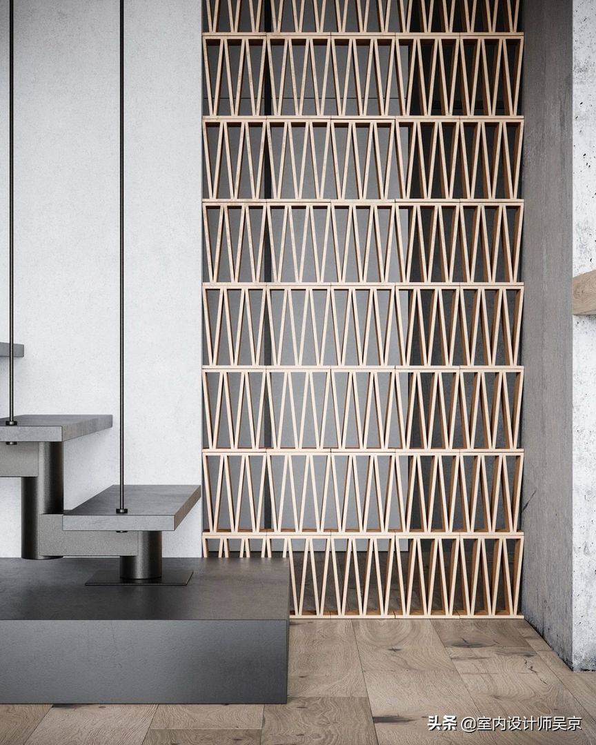 简约复式公寓，石材墙面竟如此有质感装修效果图片_10