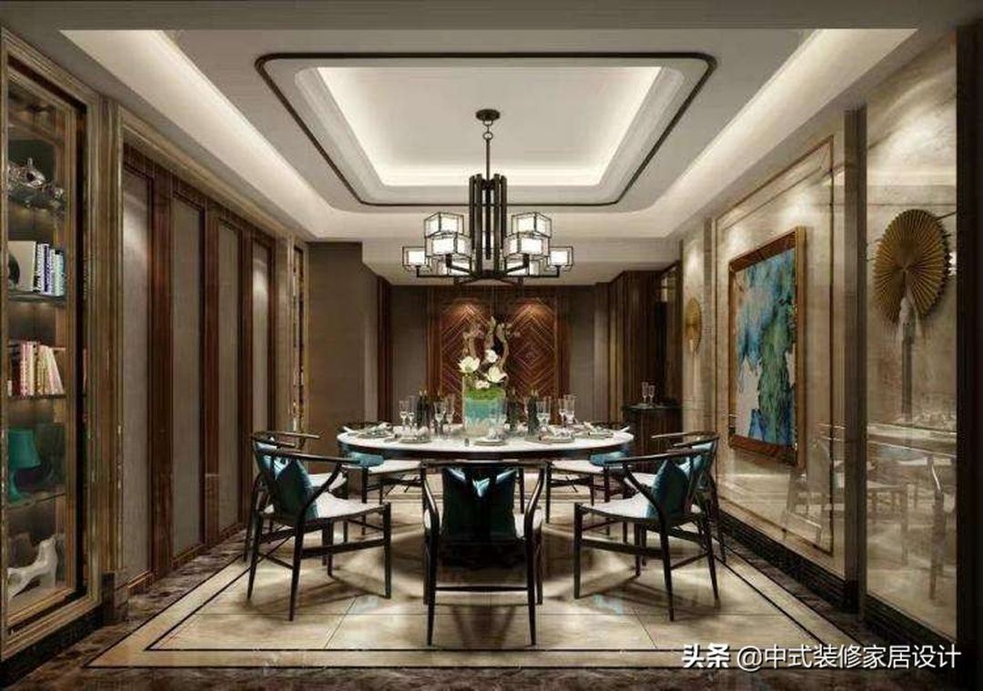 15个新中式餐厅案例，古典现代皆有，值得借鉴装修效果图片_12