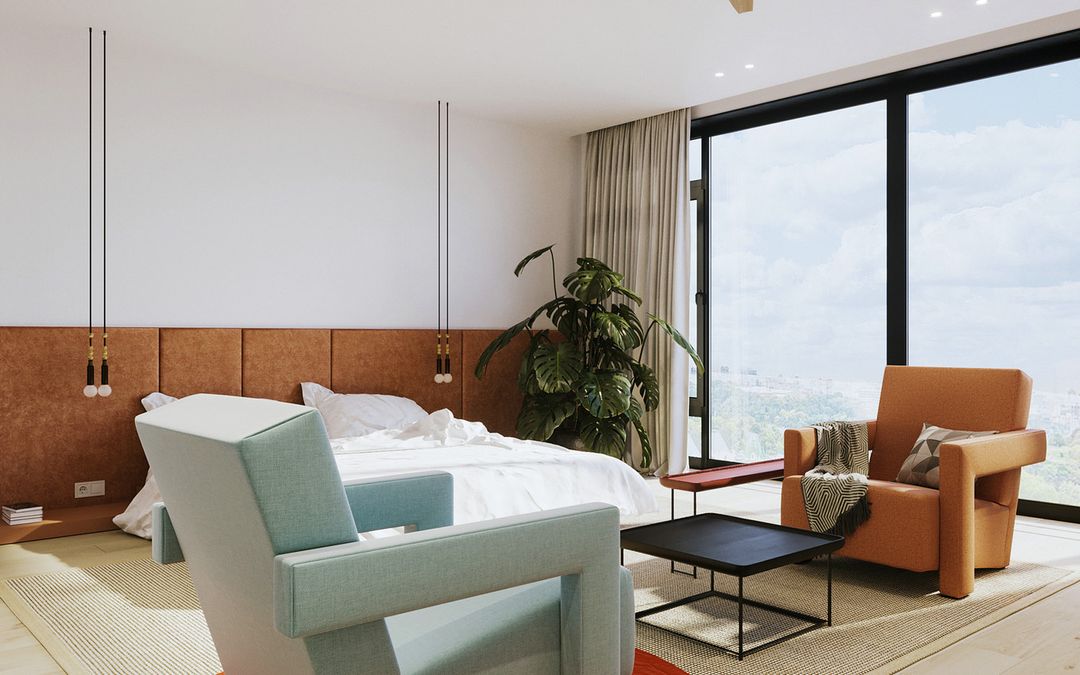 「家居设计」多彩新型北欧风公寓，充满创意与艺术感的独特设计装修效果图片_20