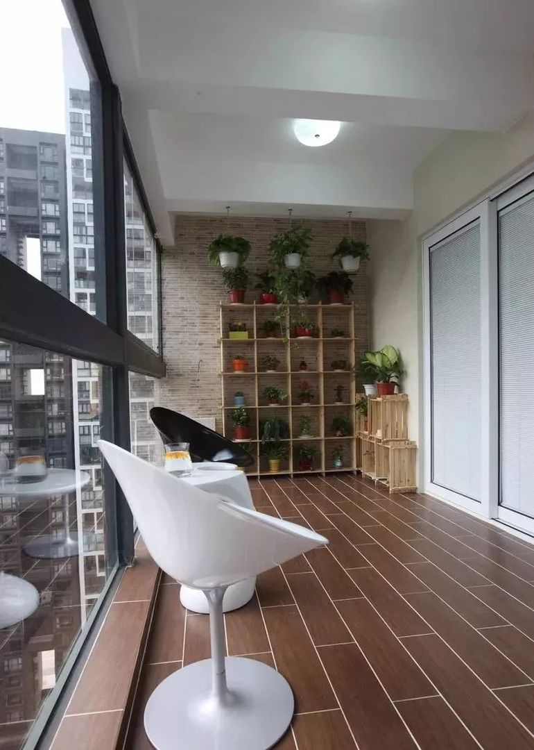 32张封闭式阳台设计，最全的参考收了备用装修效果图片_22