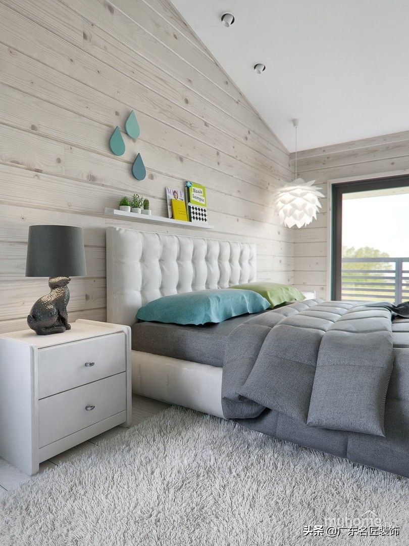 312m²简约风别墅，都是美好生活应该有的色彩装修效果图片_17