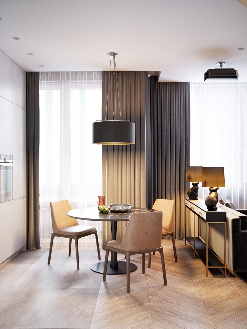 美式轻奢风格，高级灰+金色，打造居家新生活装修效果图片_5