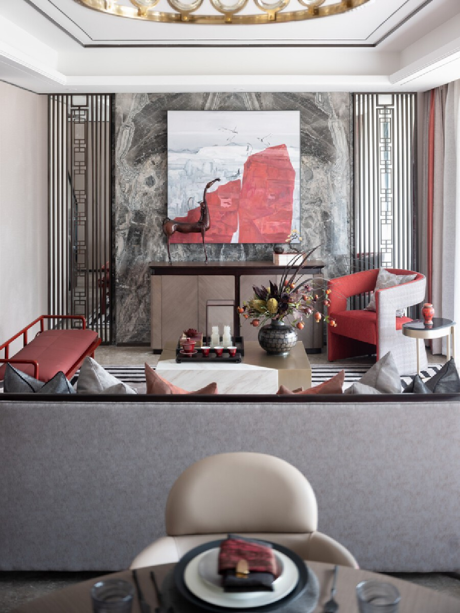 「家居设计」和泓·桃李春风新中式 | 品辰设计