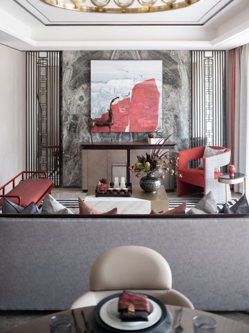 「家居设计」和泓·桃李春风新中式 | 品辰设计装修效果图片_1