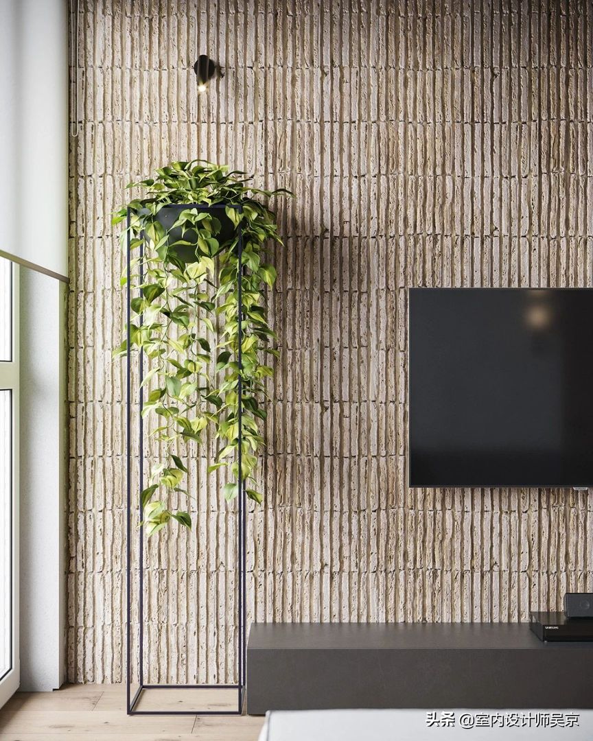 简约复式公寓，石材墙面竟如此有质感装修效果图片_1