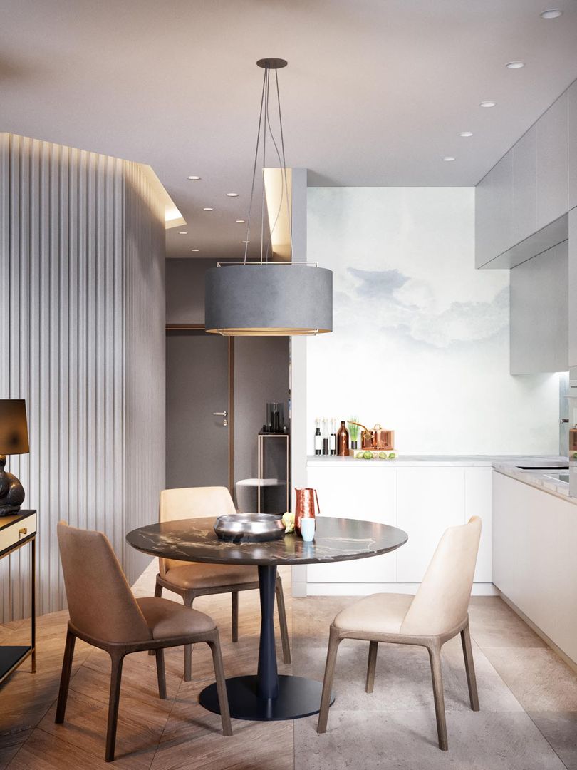 美式轻奢风格，高级灰+金色，打造居家新生活装修效果图片_6