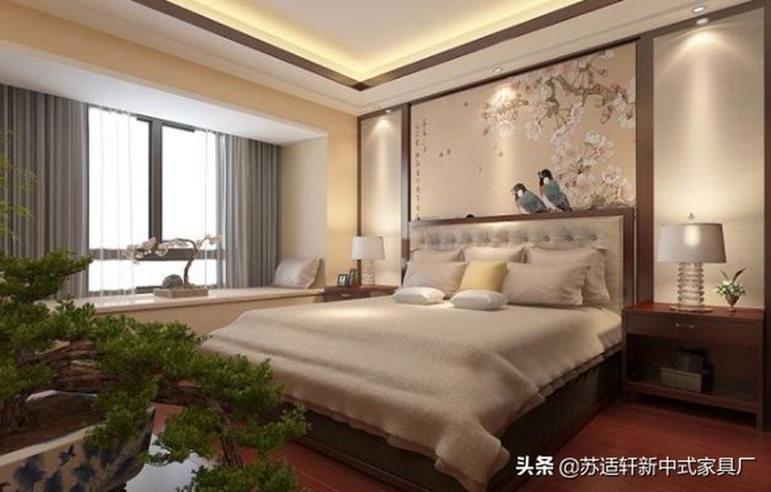 160㎡新中式风格设计，江南国风如此好看的中式装修效果图片_7