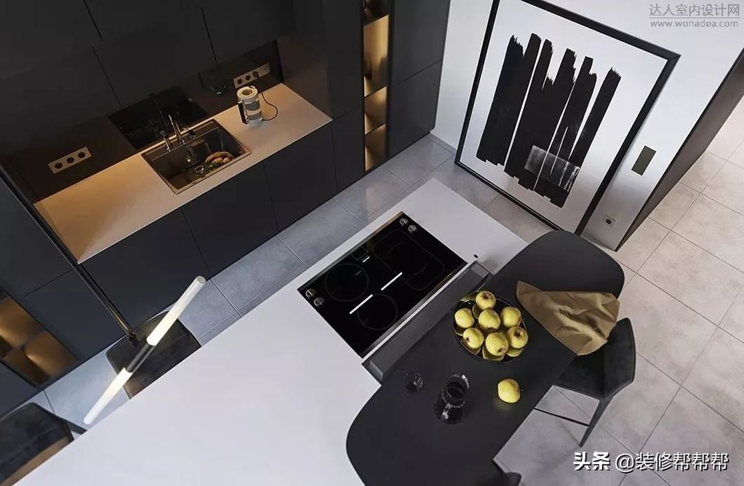高级黑的美，精选合集作品装修效果图片_29