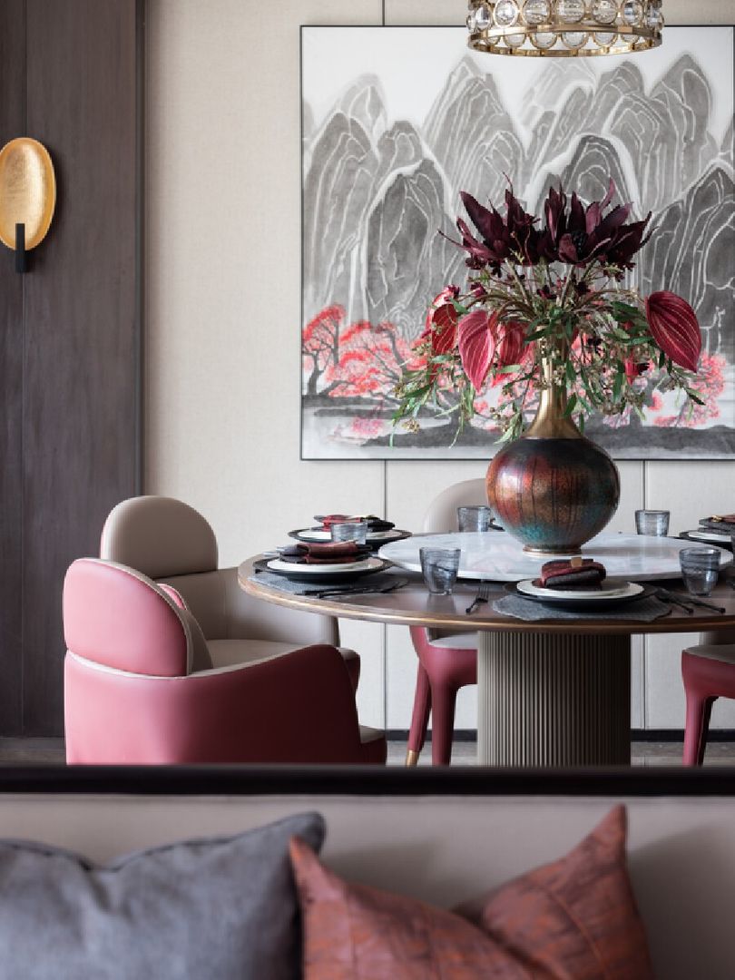 「家居设计」和泓·桃李春风新中式 | 品辰设计装修效果图片_8