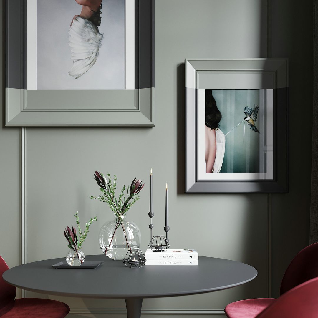 「家居设计」超精致的北欧loft小公寓 | 红绿色系的经典搭配装修效果图片_6