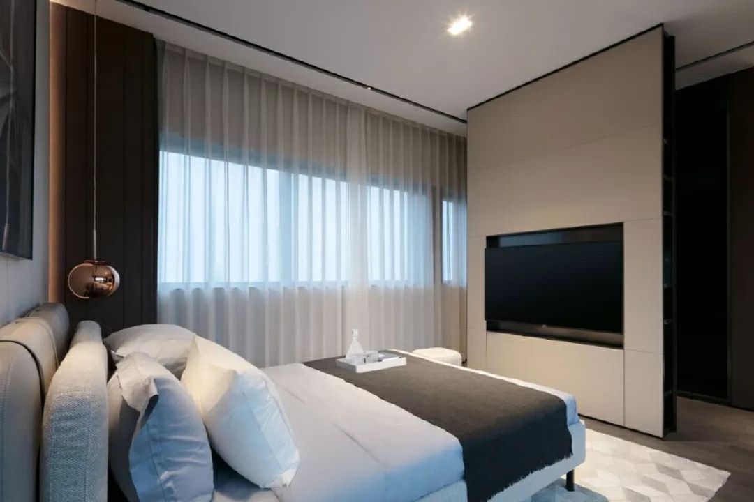 「家居设计」高端别墅样板房，静谧悠然的简约设计 | DIA丹健装修效果图片_23