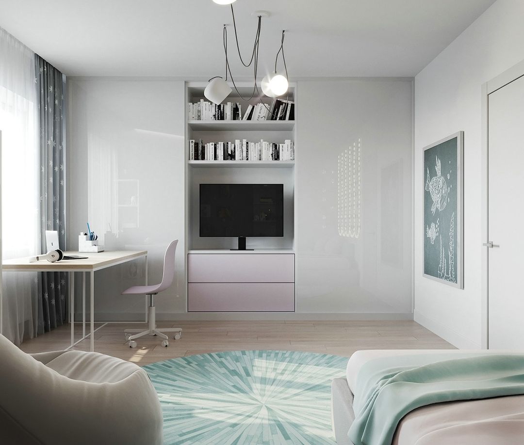 「家居设计」北欧风小复式设计，清新文艺装修效果图片_2