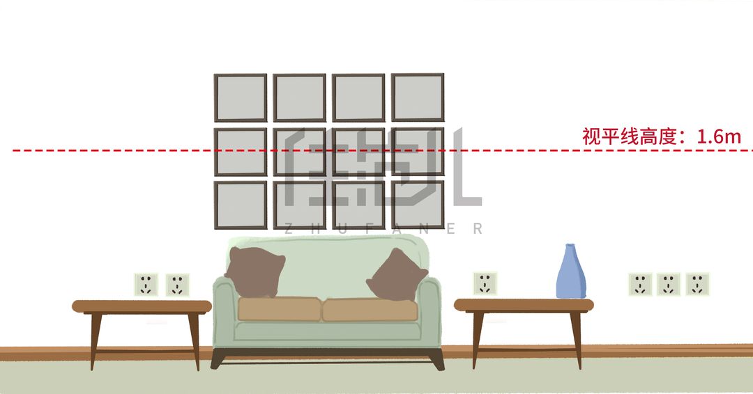 装饰画布局规划示意图装修效果图片_1