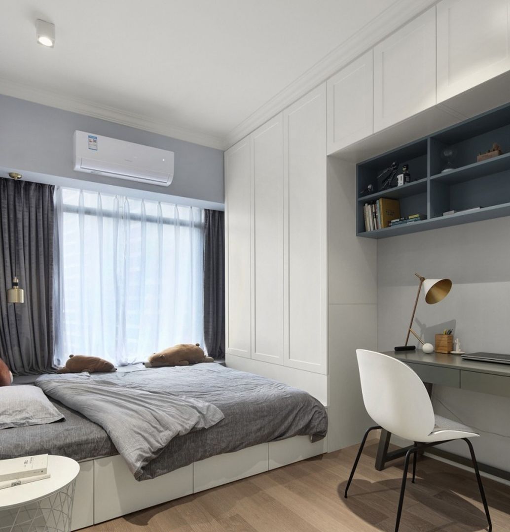 16张小户型适用的书房设计，可以参考装修效果图片_4