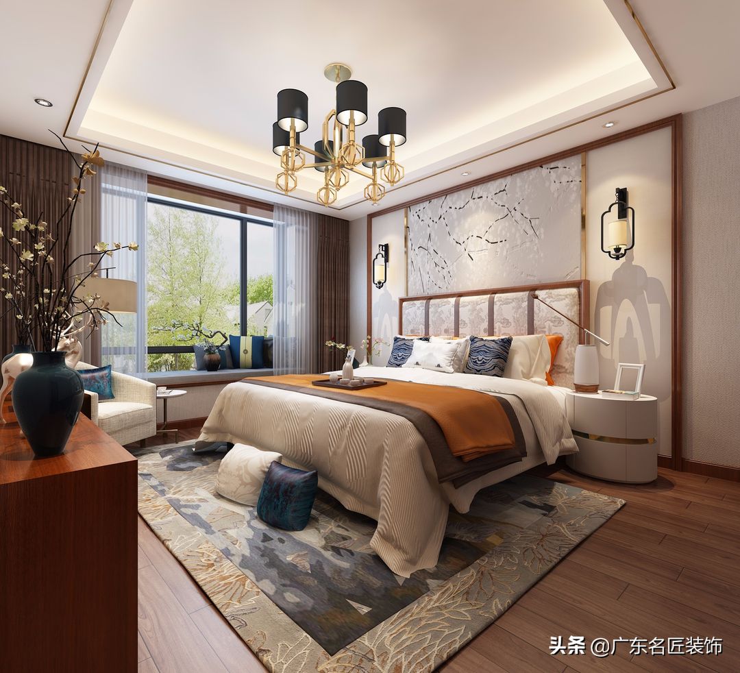 129m²原木轻奢大宅，大气到让人尖叫装修效果图片_3