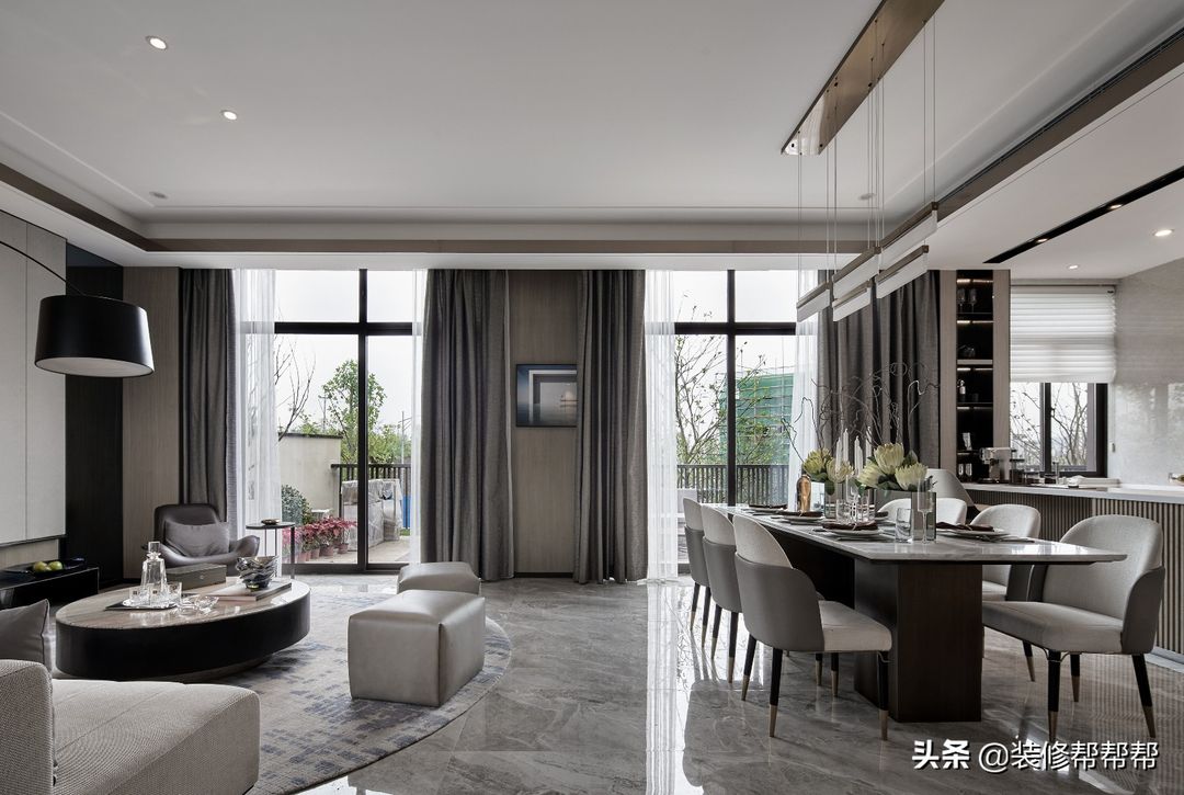 现代都市样板间，开启生活美学新标杆装修效果图片_3