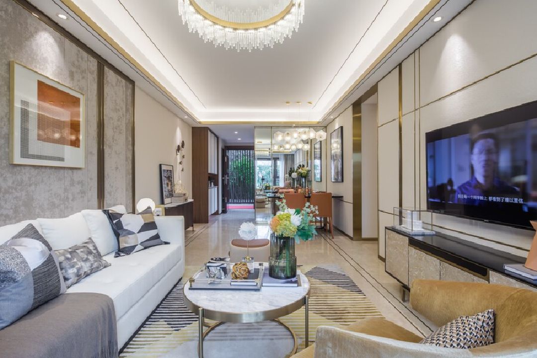 「家居设计」恰到好处的温柔轻奢，三户型品质美学家 | 圣易文装修效果图片_24