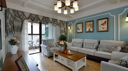 田园风格三居：朴实的生活，清新自然的格调