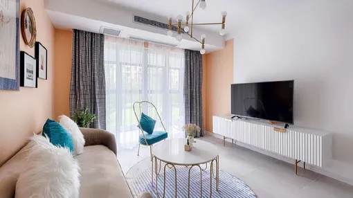 北欧风ins橘粉的浪漫