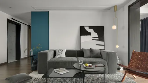 以绿色作为引线，打造功能性的现代复古之家#晒家大赛#