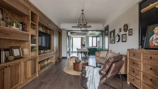 不止坐拥无敌江景！这套混搭美式复古又俏皮#晒家大赛#