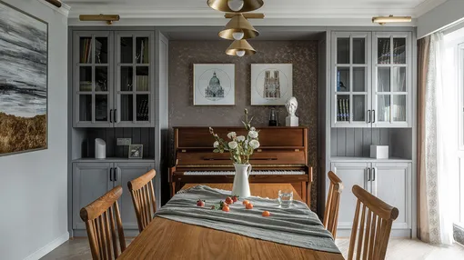 147㎡复古时尚简美风，棕色调打造油画质感​#春日人家#