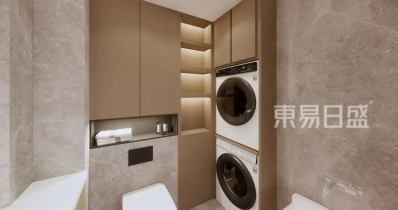 107㎡现代轻奢风，将每1㎡利用到极致图片_5