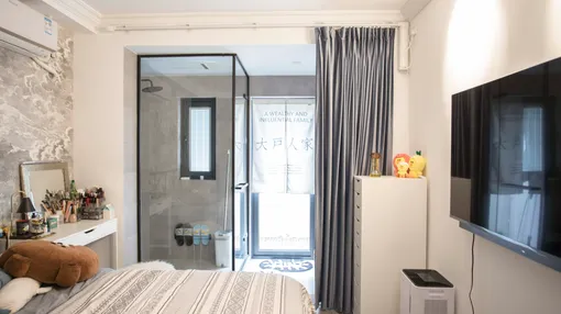 什么神仙房！60㎡的家竟然藏了三分离、衣帽间和美丽小院子！