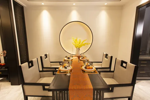 把“苏州园林”搬进320㎡四层大别墅，她家有最正宗的中式风！