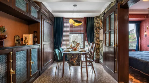 复古风小二居，琉璃时光一抹戒不掉的橘