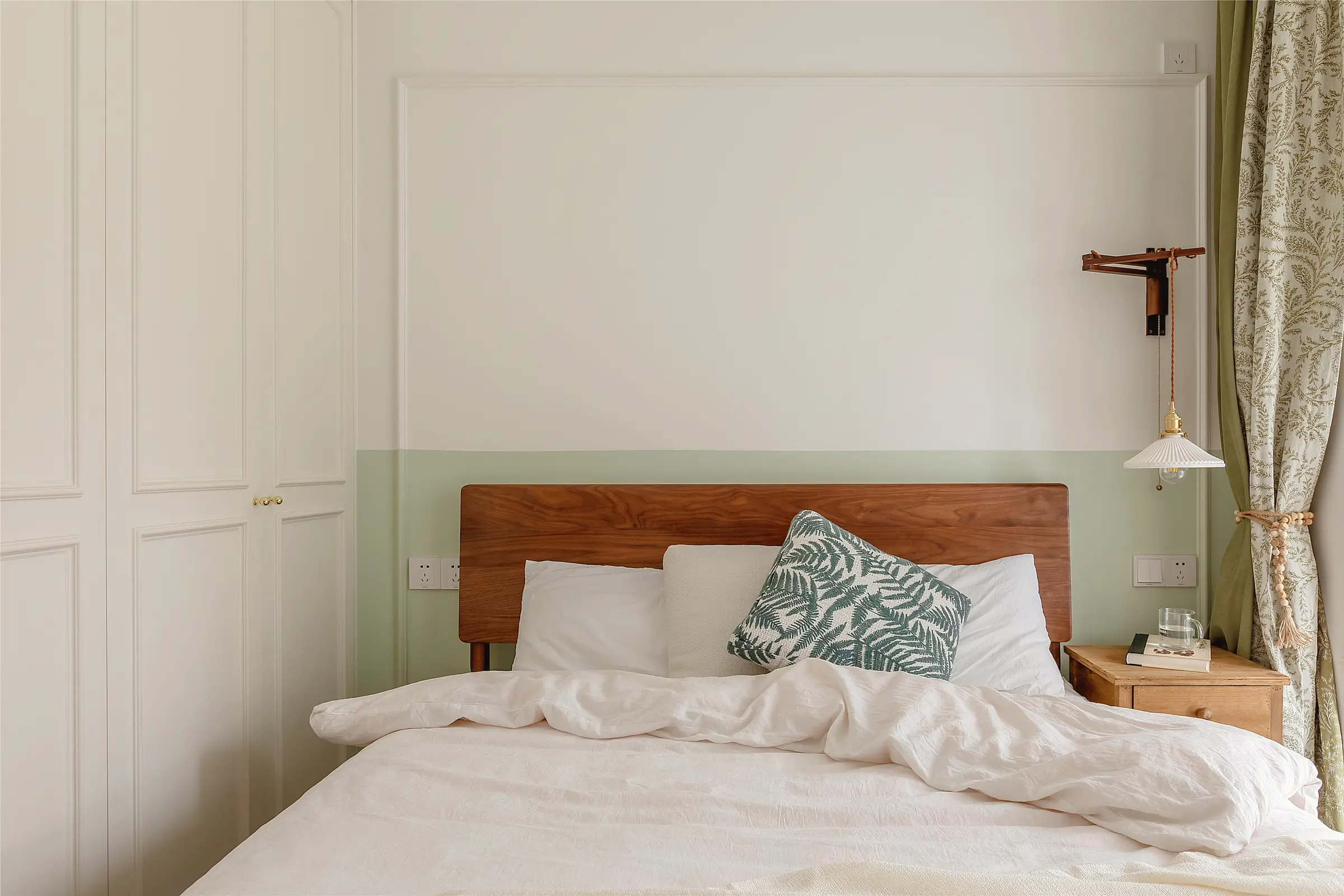 想要清新自然的卧室，可以这么搭配乳胶漆～图片_1