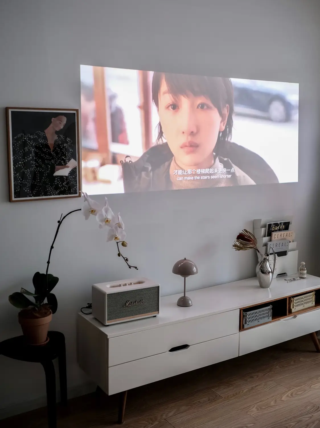 不后悔的决定|搬走电视，客厅秒变家庭影院图片_1