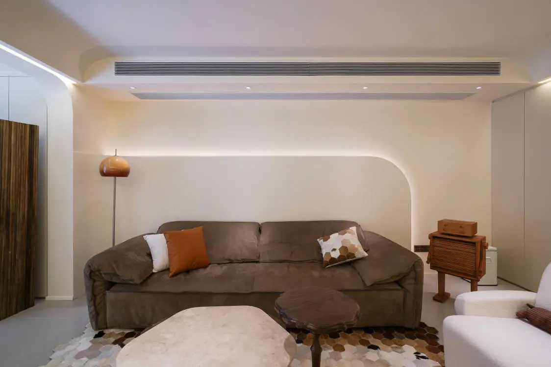 温馨奶油风客厅，颜值超高！图片_2