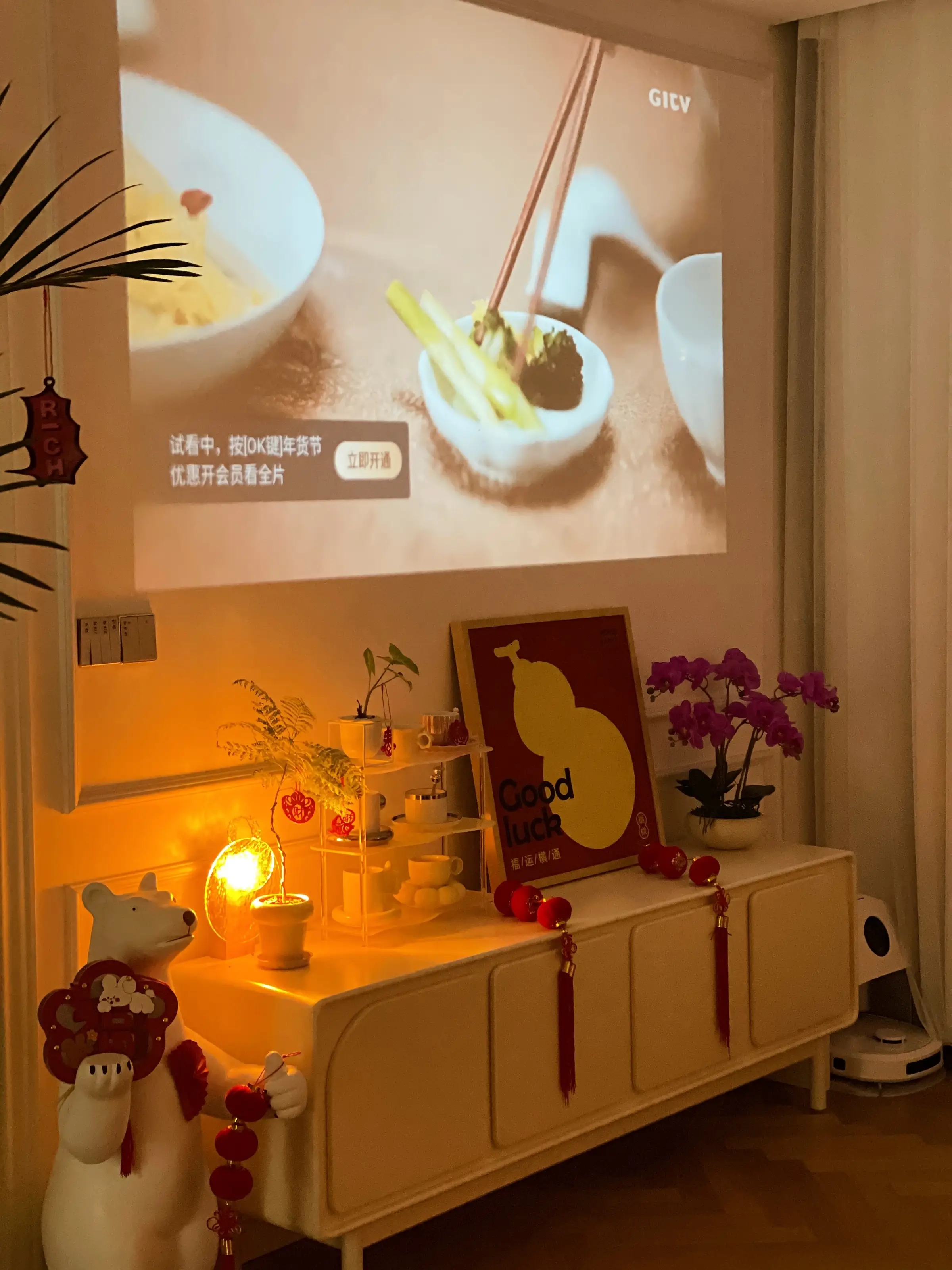 缓解焦虑方法｜宅在年味满满的家看剧微醺图片_7