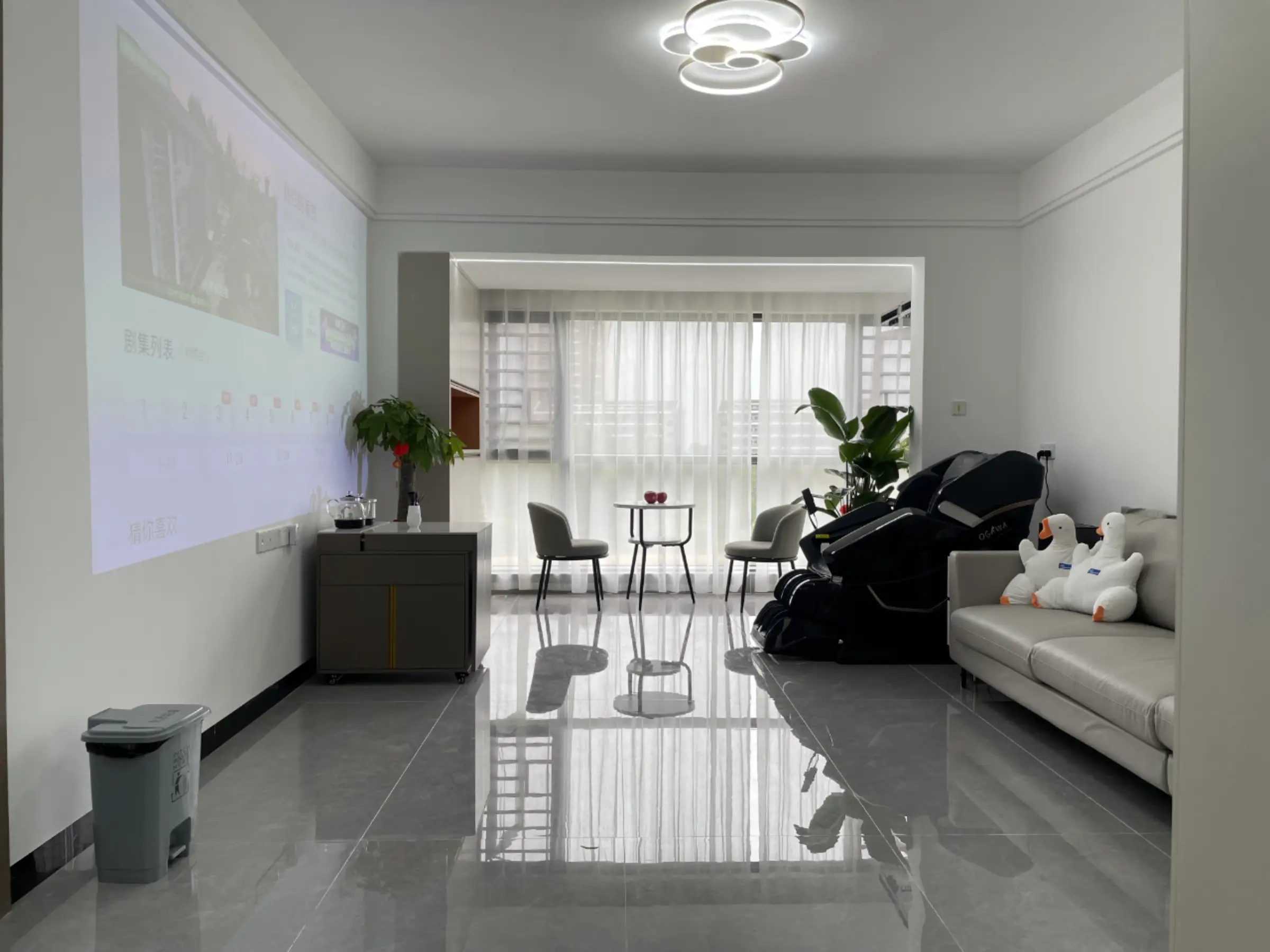 141平客厅设计，无背景墙无电视机高级感图片_0