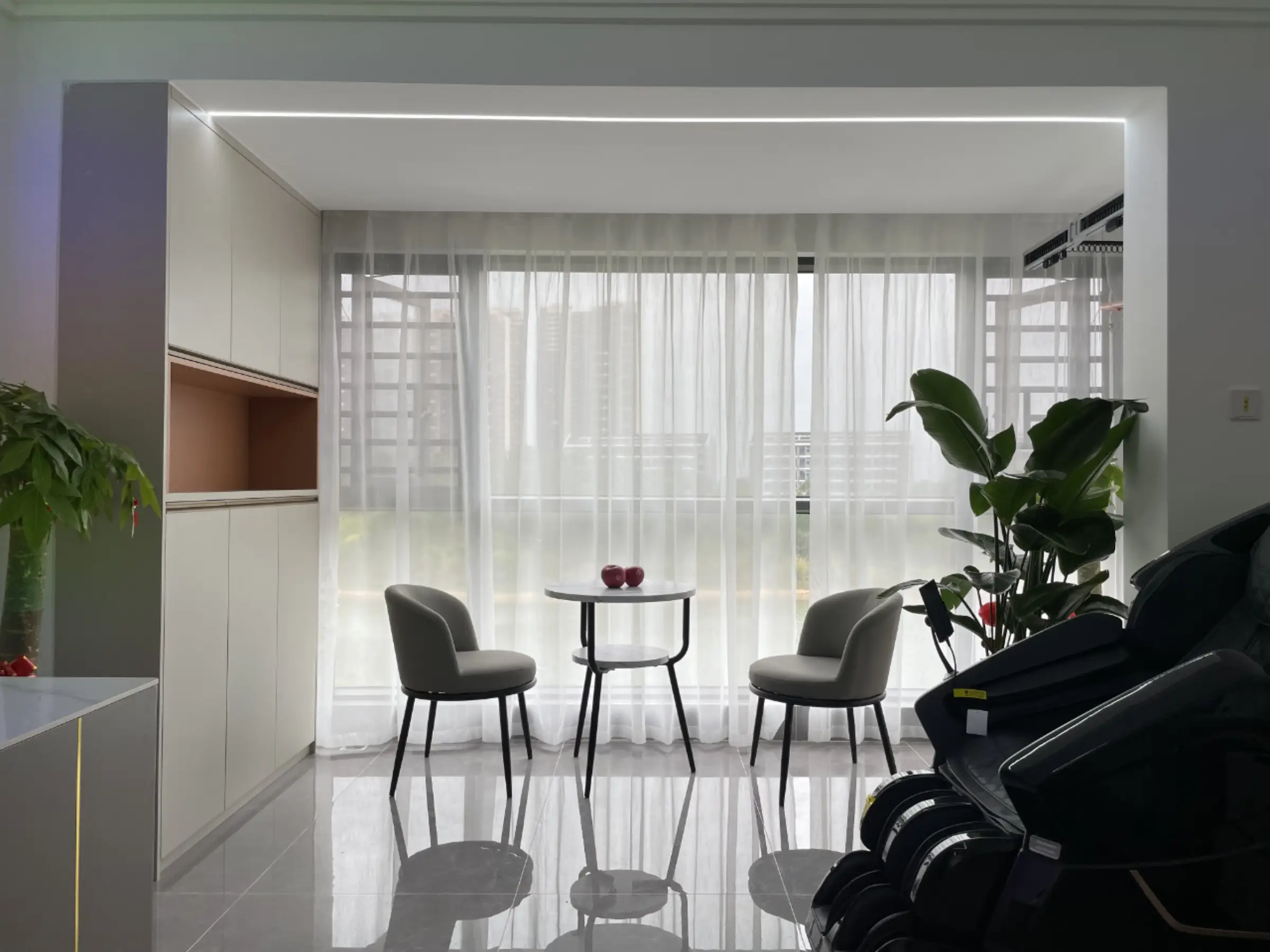 141平客厅设计，无背景墙无电视机高级感图片_4