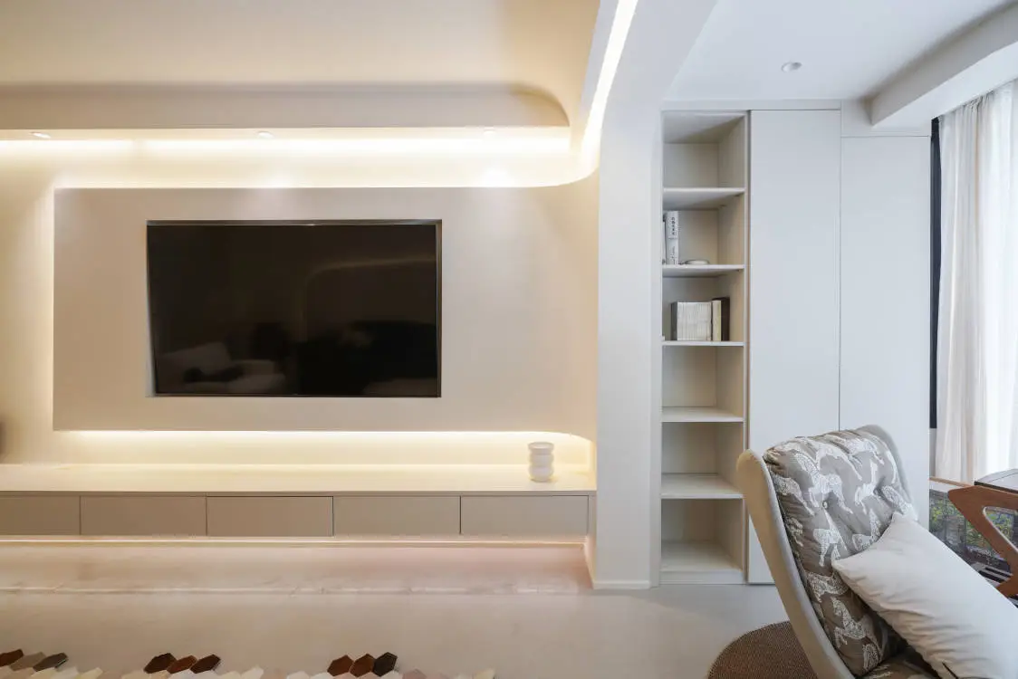 温馨奶油风客厅，颜值超高！图片_5