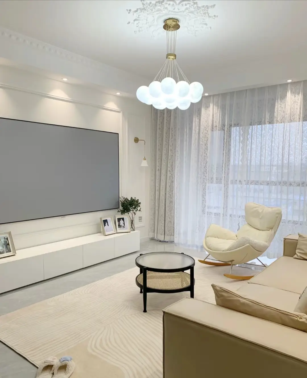 闺蜜送的电视柜，真好看图片_0