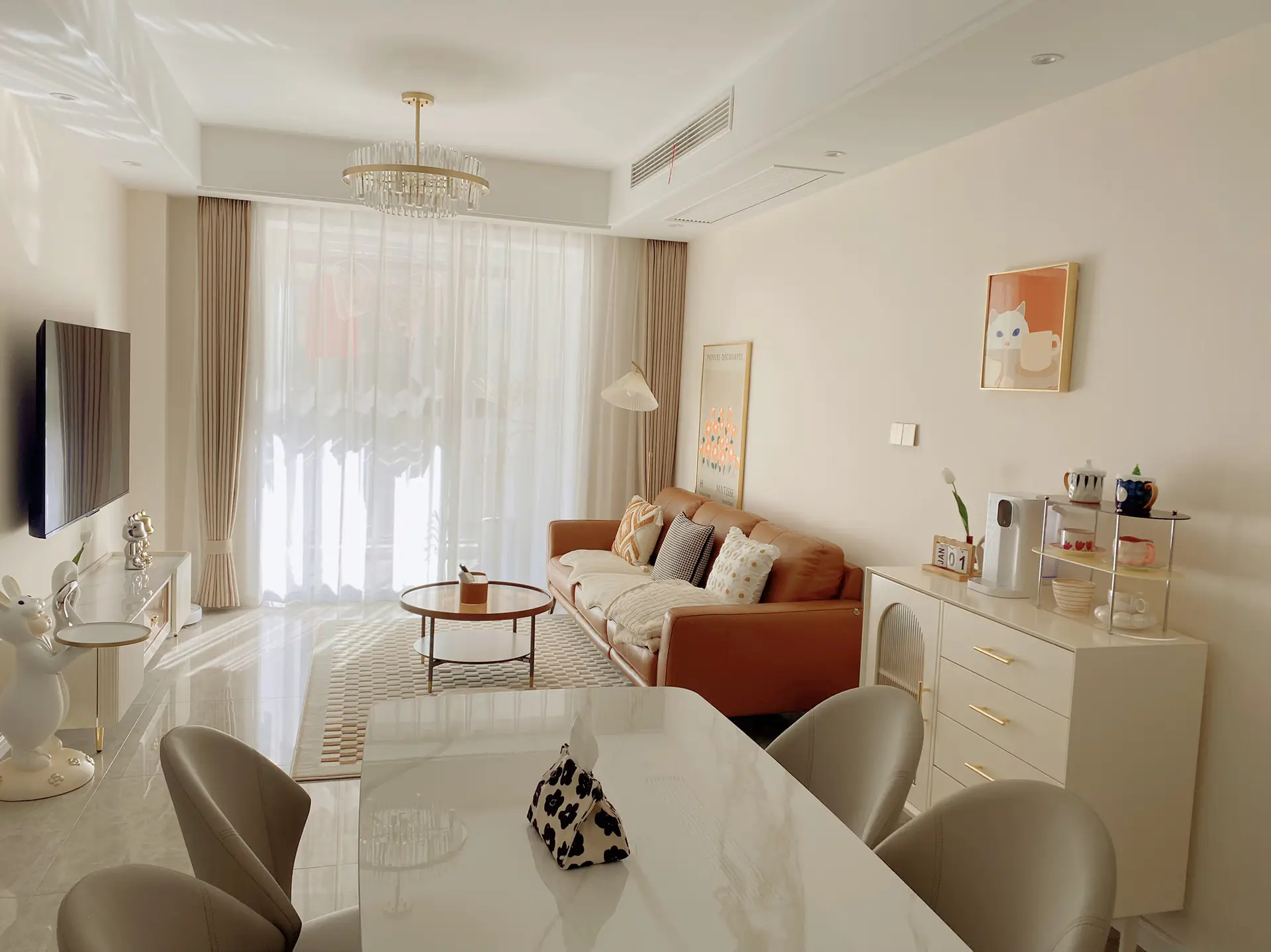 奶油奶油的电视柜呀！图片_0