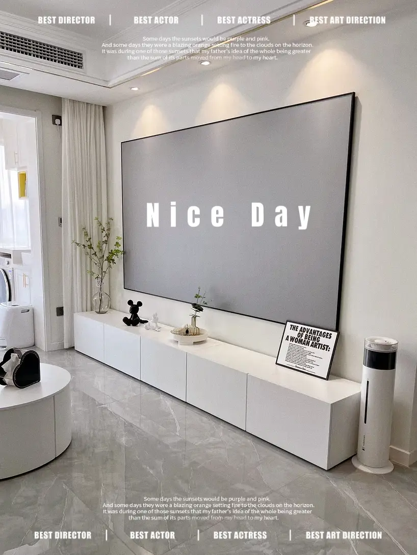 被围观了！我的极简风电视柜图片_0