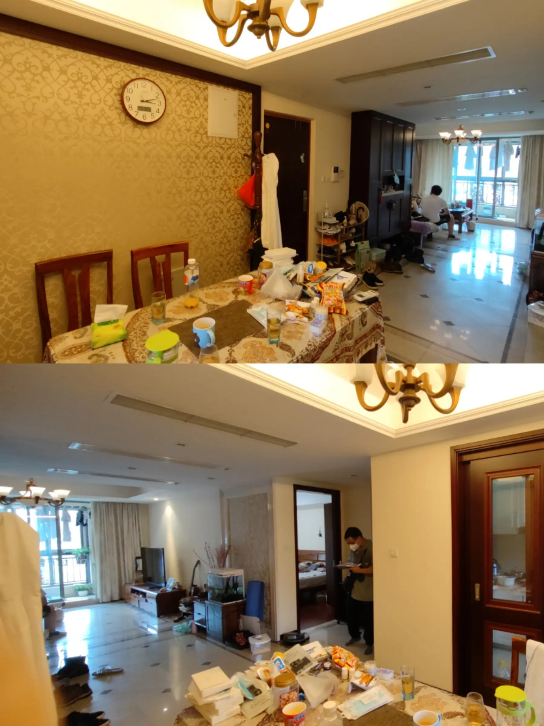 110㎡侘寂风|返璞归真的客厅设计图片_2