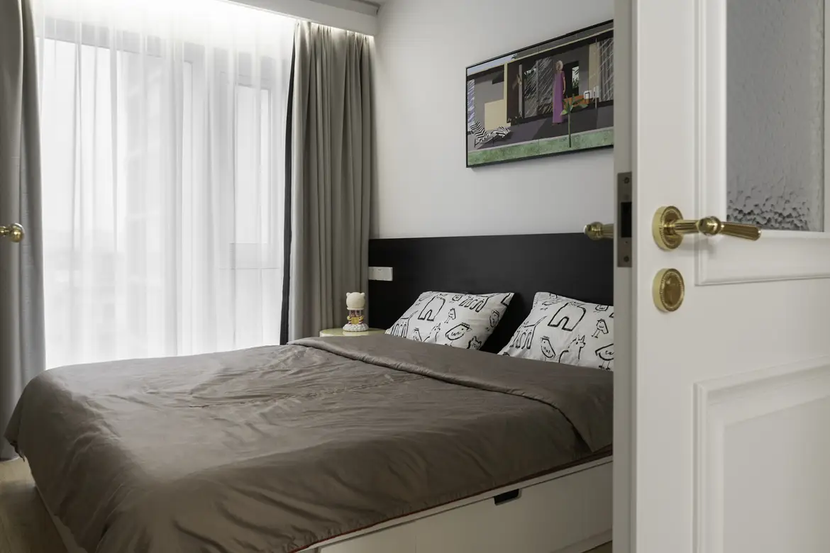 无主灯设计的混搭温馨卧室 | 附好物分享图片_1