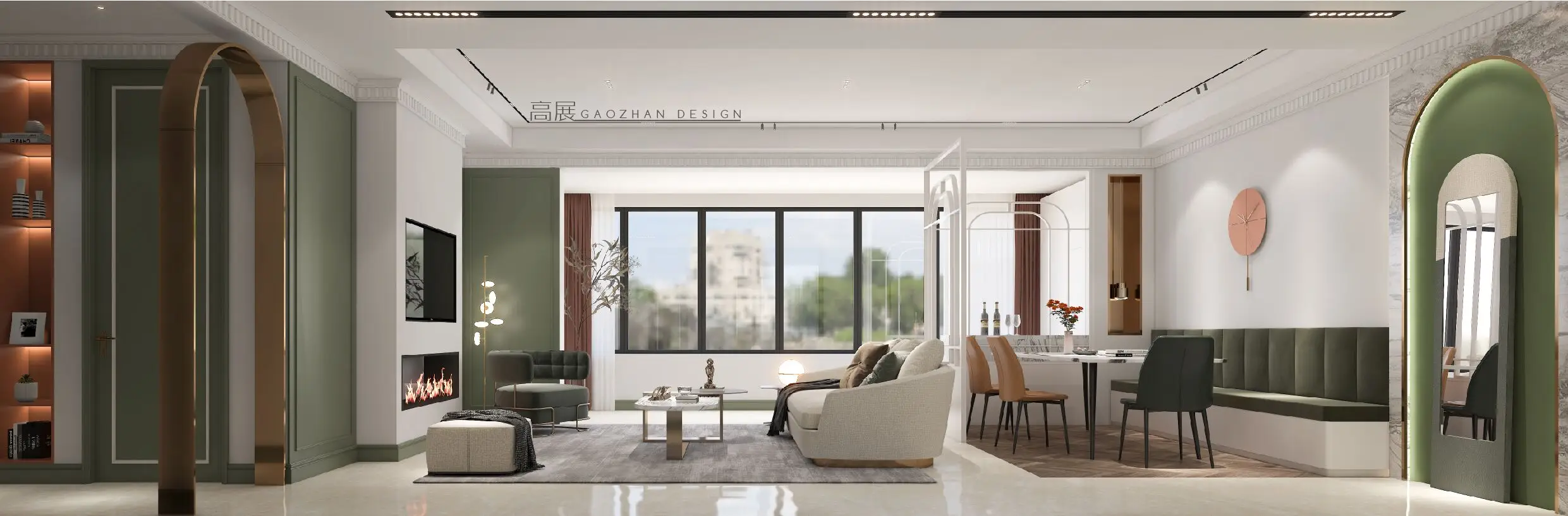 146m²平层现代简美撞色设计分享💗图片_4