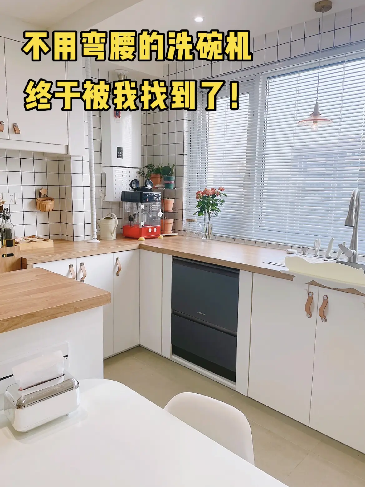 洗碗机终于可以不用弯腰了🤣