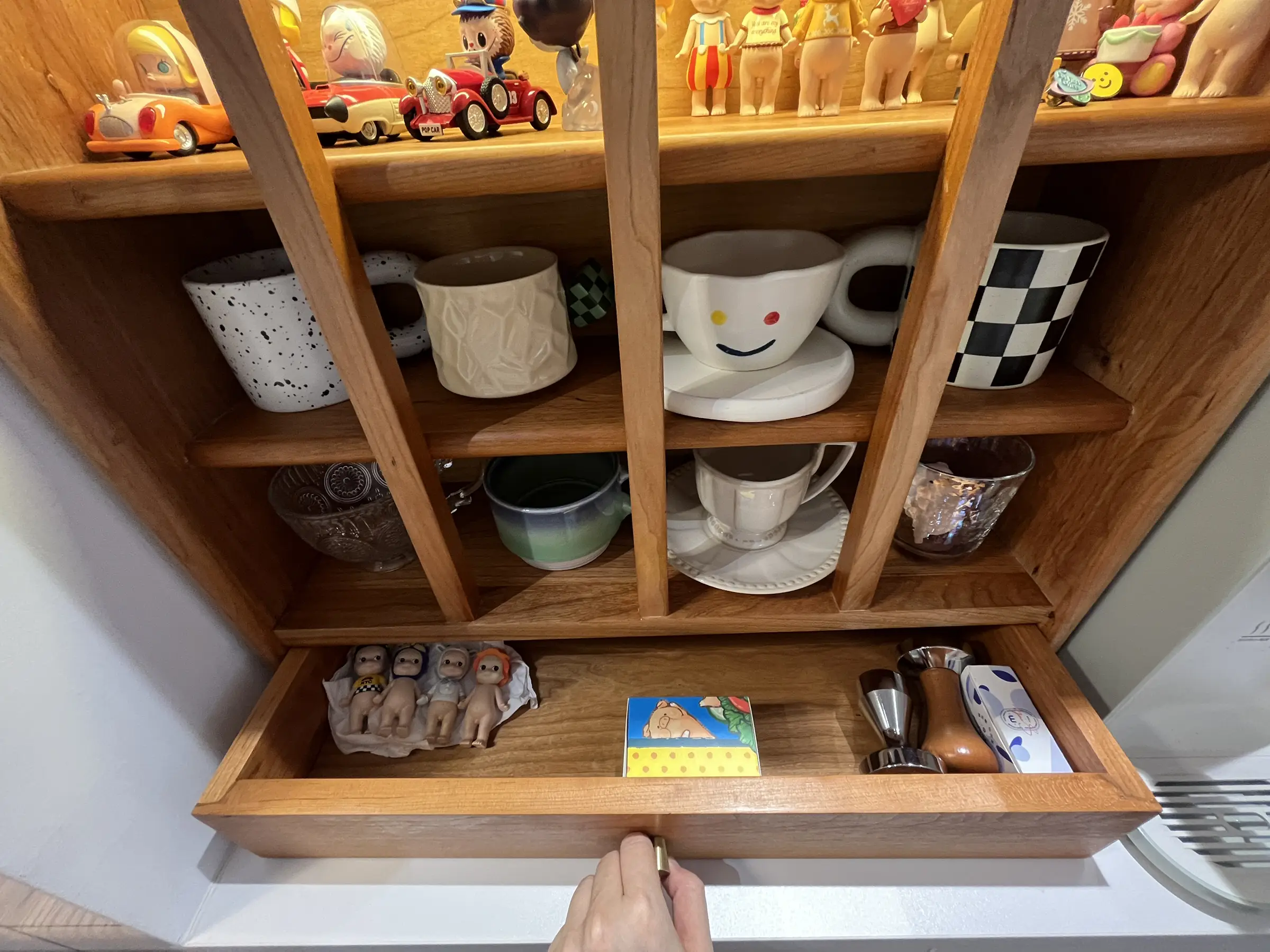 实木杯子收纳架🥰杯子控女孩子必备‼️图片_7