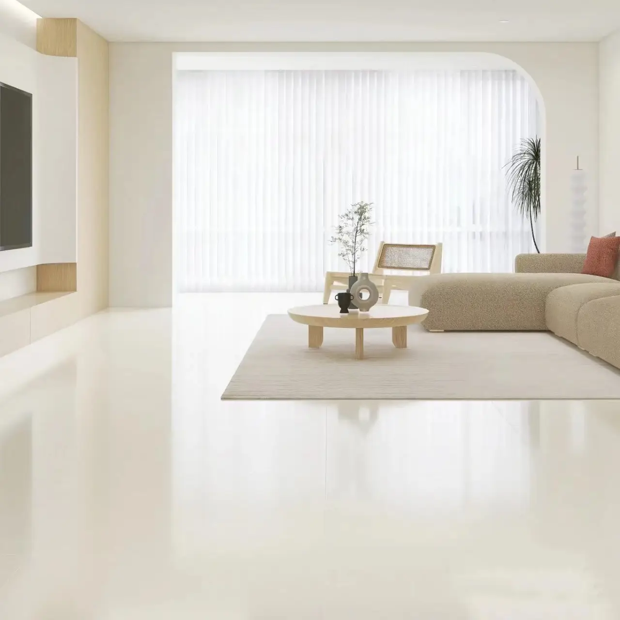 奶油白配白墙图片_1